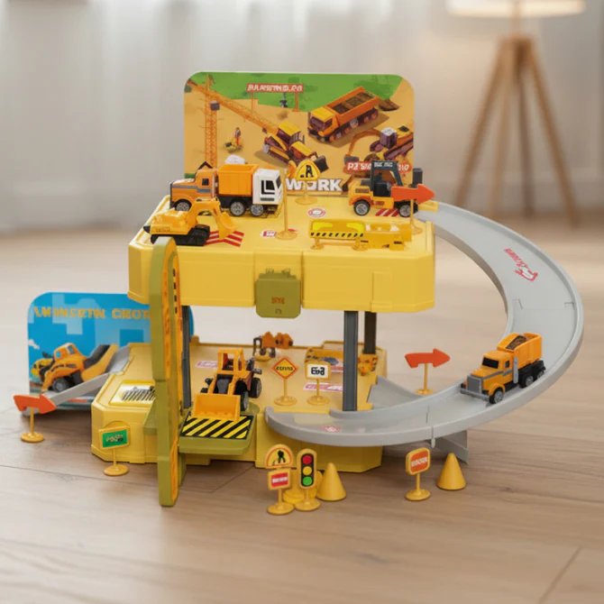 Engineering Rail Suitcase Playset image 1