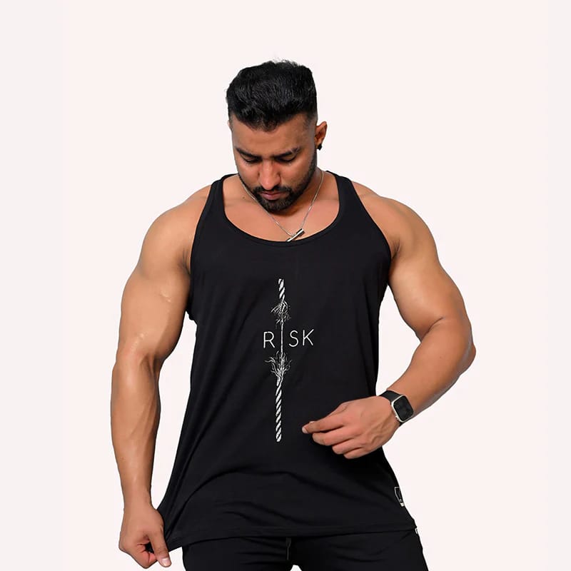 Jet Black Gym Tanktop image 1