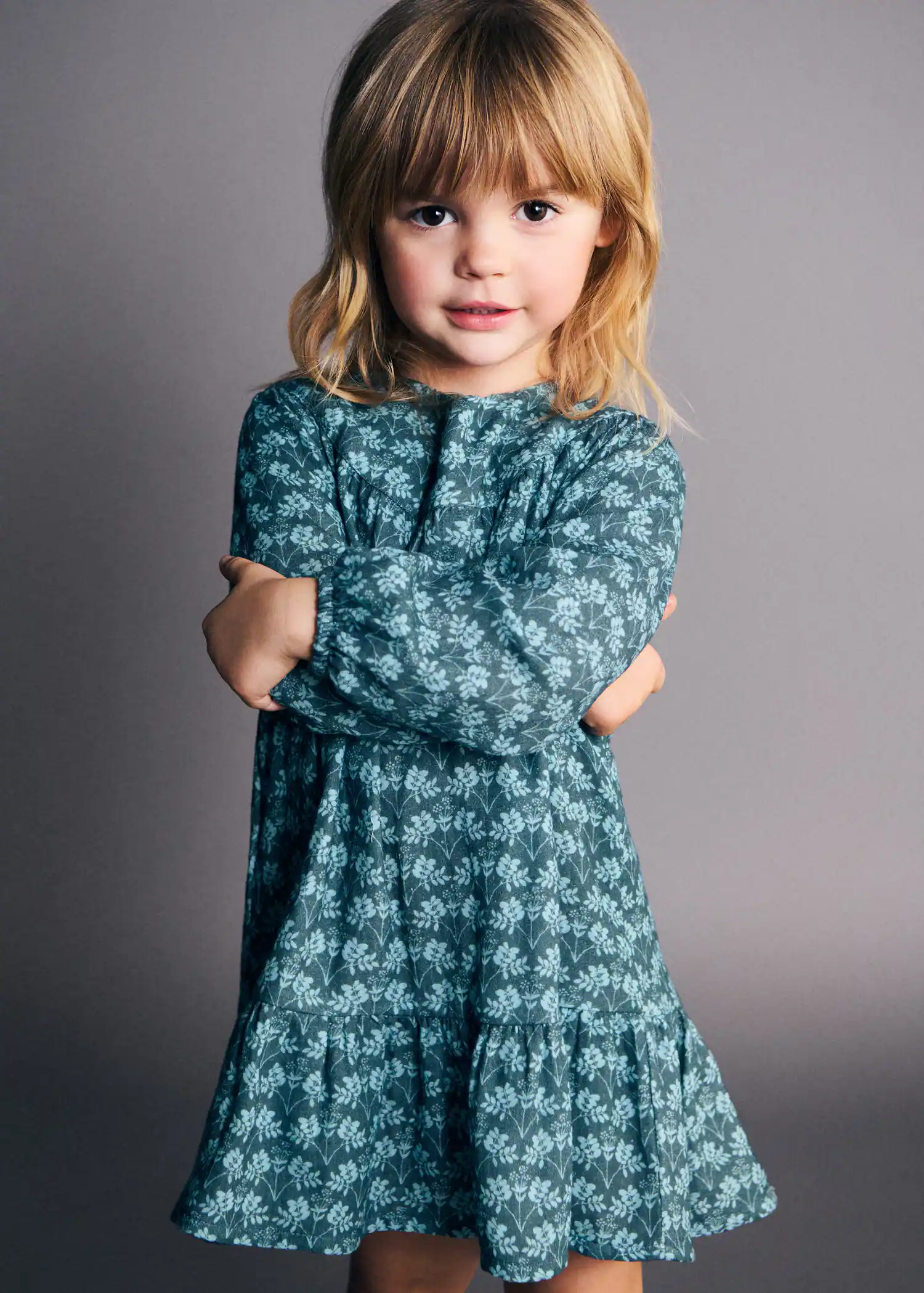 Flowers cotton dress image 1